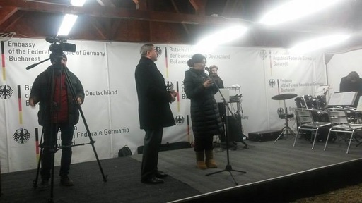 Târgul tradiţional german de Crăciun a fost deschis de ambasadorul Werner Lauk în prezenţa câtorva sute de persoane
