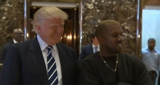 Rapperul Kanye West s-a întâlnit cu Donald Trump la New York