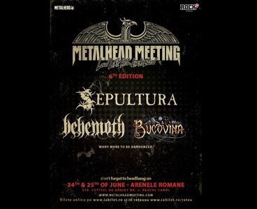 Trupa Sepultura va cânta la Bucureşti la festivalul Metalhead Meeting 2017