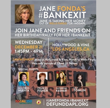 Jane Fonda a petrecut ziua în care a împlinit 78 de ani participând la un protest ecologist