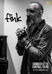 Artistul britanic FINK revine la Bucureşti, pe 7 octombrie, în Control. Biletele s-au pus miercuri în vânzare


