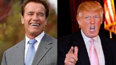Donald Trump l-a ironizat încă o dată pe Arnold Schwarzenegger; Starul de cinema i-a propus preşedintelui un schimb de locuri de muncă
