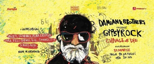 Grupul Damian & Brothers va concerta, alături de invitaţi speciali, pe 31 martie, la Sala Palatului