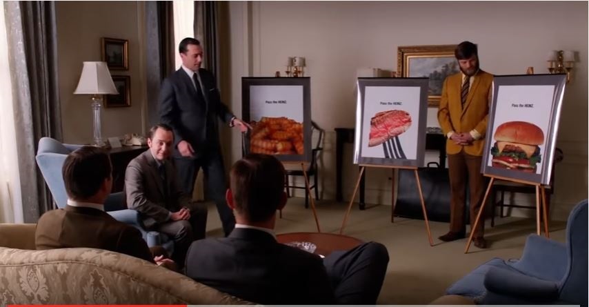 O reclamă la ketchup prezentată în serialul ”Mad Men” va fi implementată de compania Heinz. VIDEO