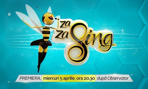 Emisiunea ”Za Za Sing” va fi difuzată de Antena 1, în fiecare miercuri, din 5 aprilie
