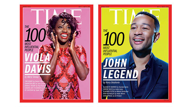 Revista Time: John Legend şi Viola Davis, printre cele mai influente 100 de persoane din lume
