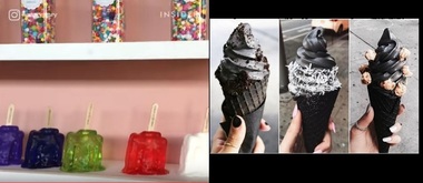 Un muzeu al îngheţatei, deschis la Los Angeles. Îngheţata ”goth”, de culoare neagră, vedeta verii 2017