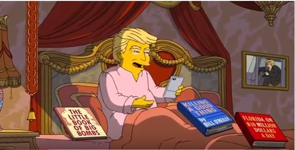 Serialul ”Familia Simpson” a criticat într-o manieră amuzantă primele 100 de zile din mandatul preşedintelui Trump. VIDEO