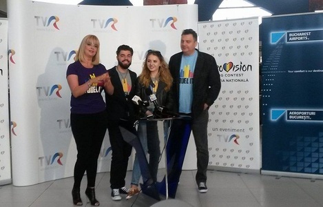 Alex Florea, reprezentant al României la Eurovision 2017, s-a accidentat la prima repetiţie pe scena de la Kiev - VIDEO
