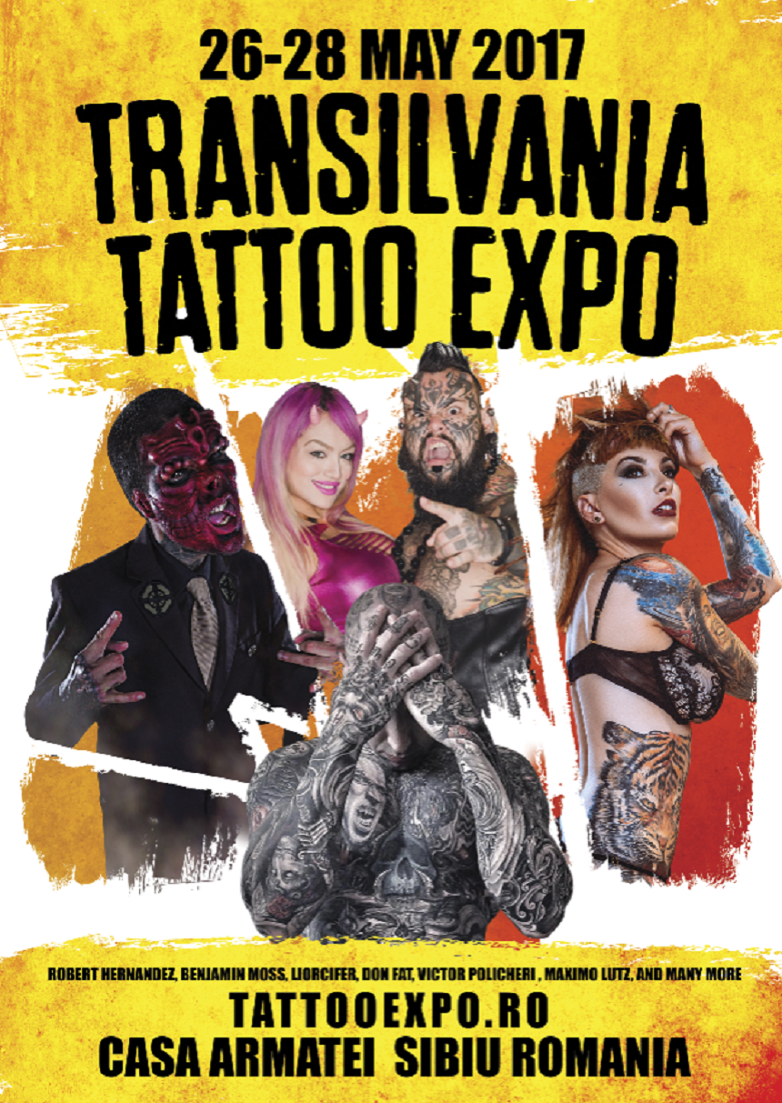 Sibiu: Peste 50 de artişti tatuatori din lume, la cea de-a noua convenţie din oraş