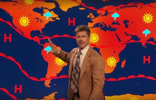 Brad Pitt a jucat rolul unui prezentator meteo pentru a ironiza decizia lui Trump de a retrage SUA din Acordul de la Paris - VIDEO