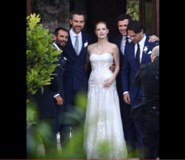 Actriţa Jessica Chastain s-a căsătorit într-o ceremonie care a avut loc în Italia  