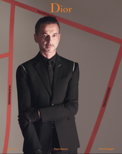 Dave Gahan, solistul Depeche Mode, imagine a noii campanii Dior Homme
