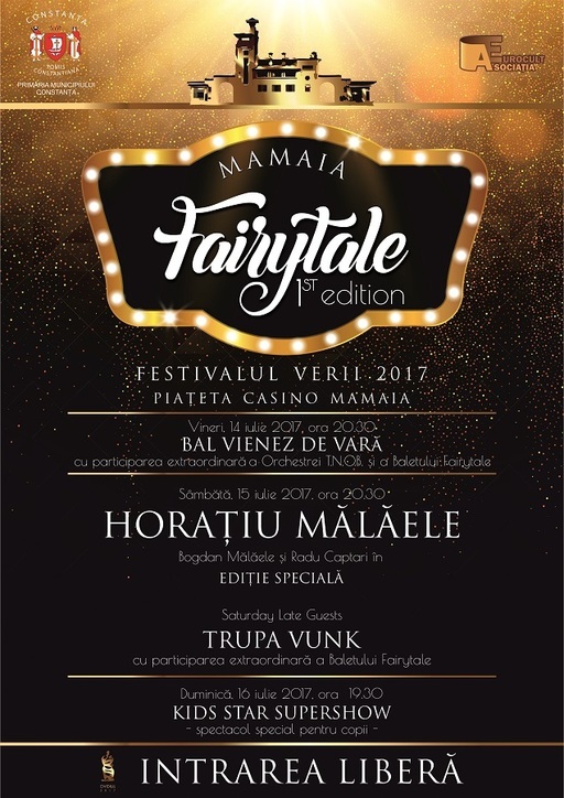 Un bal vienez, actorul Horaţiu Mălăele şi trupa Vunk, în deschiderea Festivalului Verii, la Mamaia