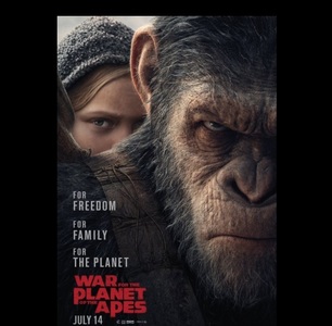 Filmul ”Planeta Maimuţelor: Războiul” a debutat pe primul loc în box office-ul nord-american cu încasări de peste 56 de milioane de dolari