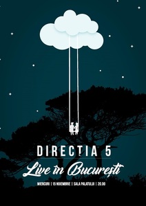 Direcţia 5 va susţine concertul “LIVE în Bucureşti” la Sala Palatului