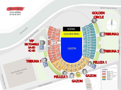 Concertul Depeche Mode la Cluj-Napoca va începe la ora 20.45. Mai sunt 700 de bilete disponibile