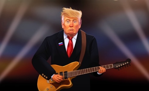 Donald Trump apare cântând o versiune a melodiei ”Creep” într-o parodie animată: Obama nu s-a născut în SUA - VIDEO