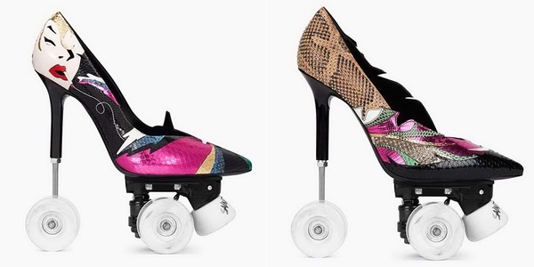 Casa de modă Yves Saint Laurent a creat pantofii stiletto cu role. O pereche costă 1.995 de lire sterline
