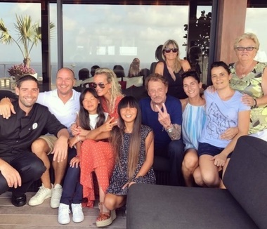 Johnny şi Leticia Hallyday şi-au deschis casa din insula Saint-Barthélemy pentru victimele uraganului Irma