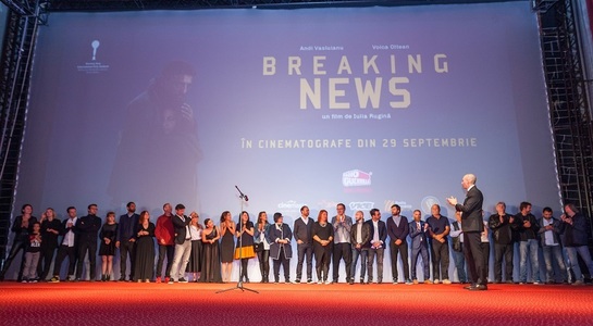 Filmul „Breaking News”, regizat de Iulia Rugină, va rula de vineri în peste 50 de cinematografe din ţară