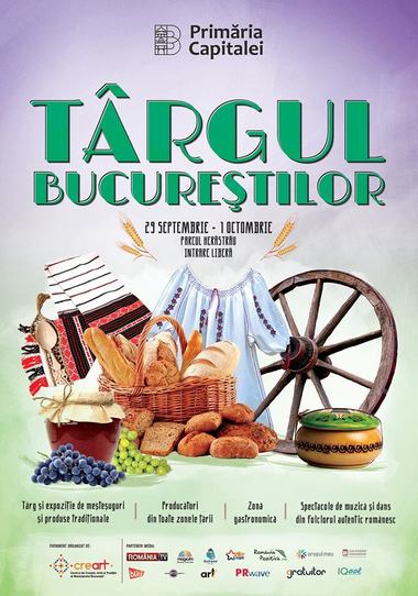 Produse şi mâncăruri tradiţionale româneşti şi spectacole de muzică şi dans folcloric, la Târgul Bucureştilor din Parcul Herăstrău