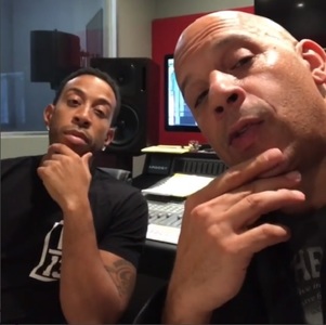 Vin Diesel înregistrează muzică împreună cu rapperul Ludacris, alături de care a jucat în seria ”Fast and Furious”