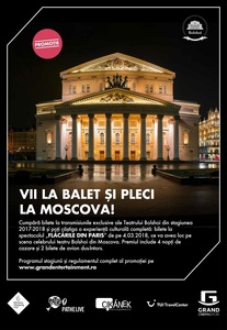 Un bilet cumpărat pentru transmisiunile de la The Metropolitan Opera sau Teatrul Bolşoi oferă şansa spectatorilor de a vedea show-urile la New York şi Moscova