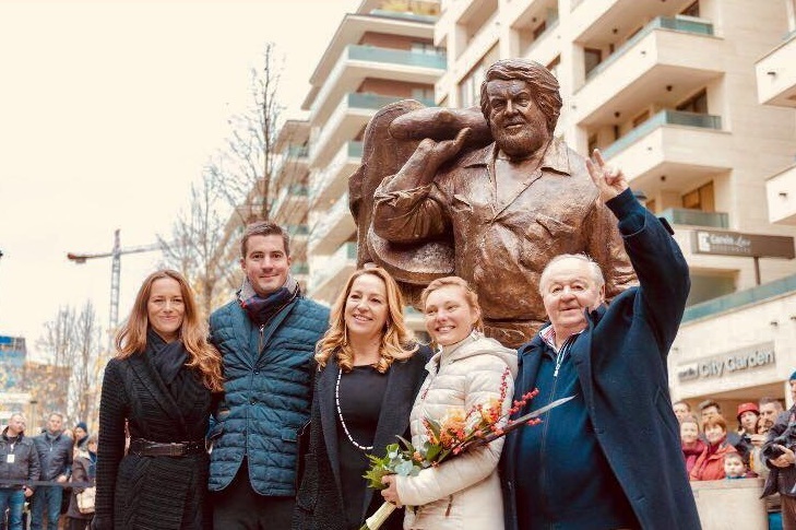 O statuie a actorului Bud Spencer a fost inaugurată la Budapesta