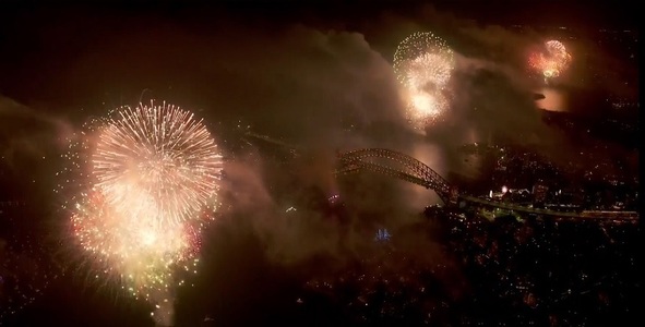 Noua Zeelandă şi Australia au intrat în 2018. Spectacole de artificii impresionante în Auckland şi Sydney - VIDEO