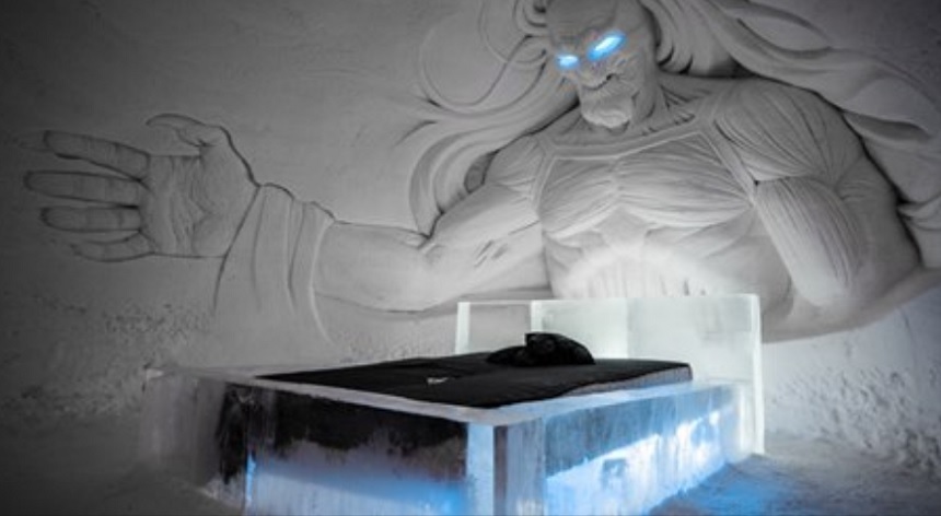 Un hotel din gheaţă inspirat din serialul „Game of Thrones”, deschis în Laponia - FOTO