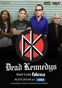 Trupa americană Dead Kennedys cântă în premieră la Bucureşti pe 3 iulie