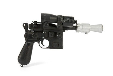 Un pistol folosit de personajul Han Solo într-un film din franciza „Star Wars” va fi licitat în iunie şi ar putea fi vândut cu 500.000 de dolari