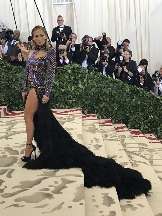 Jennifer Lopez. Gala Met 2018 (Foto: Twitter)