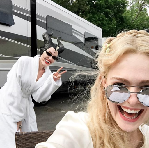 Angelina Jolie şi Elle Fanning au început filmările pentru „Maleficent 2”