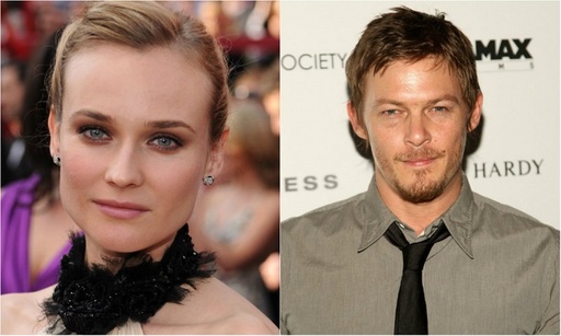 Actorii Diane Kruger şi Norman Reedus aşteaptă primul lor copil