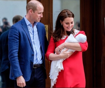 Prinţul Louis, al treilea copil al cuplului William şi Kate, va fi botezat luna viitoare de Arhiepiscopul de Canterbury