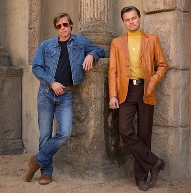 Leonardo DiCaprio a publicat prima imagine alături de Brad Pitt de pe platourile de filmare de la "Once Upon a Time in Hollywood"