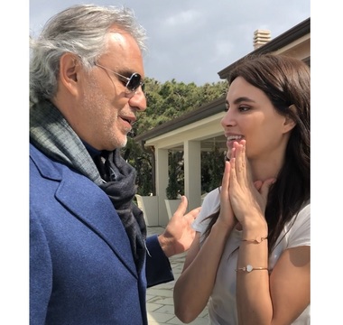 Catrinel Marlon (Menghia) a fost numită ambasador al Fundaţiei Andrea Bocelli