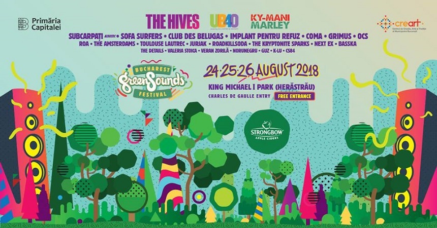 The Hives, UB40 şi Ky-Mani Marley, la festivalul GreenSounds din Herăstrău