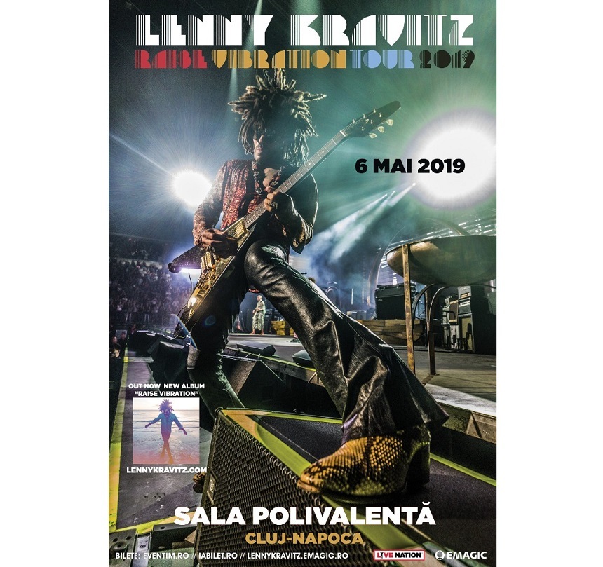 Lenny Kravitz va concerta în mai 2019 la Cluj-Napoca
