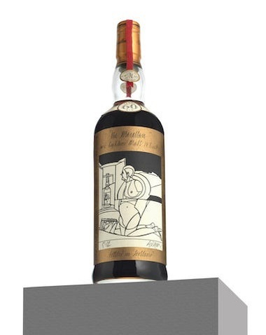 O sticlă de whisky scoţian de colecţie a fost adjudecată la licitaţie contra sumei record de 1,1 milioane de dolari