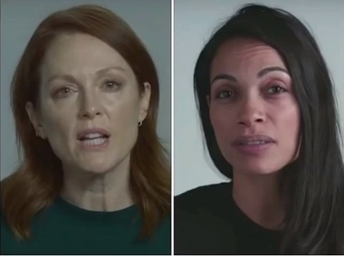 Julianne Moore şi Rosario Dawson îi îndeamnă pe americani să voteze cu democraţii pentru a combate politica de imigraţie a lui Trump - VIDEO