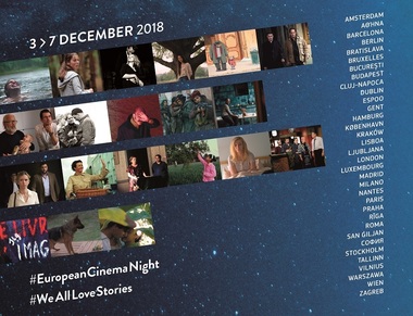 European Cinema Night - Proiecţii gratuite de filme europene la Bucureşti, Cluj-Napoca şi în alte 32 de oraşe din UE
