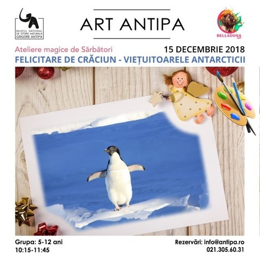 Weekend la "Antipa": Poveşti lângă brad, atelier Art, curs de robotică şi programare