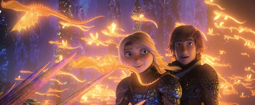 Animaţia „How to Train Your Dragon: The Hidden World” a debutat în box office-ul nord-american cu încasări de peste 55 de milioane de dolari