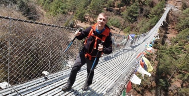 INTERVIU - Românul plecat în Himalaya pentru cauza copiilor în dificultate: Pe traseu, eşti tu cu tine, contează fiecare pas