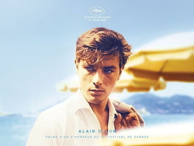 Festivalul de Film de la Cannes - Un nou afiş în onoarea lui Alain Delon