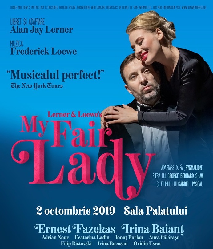 Spectacolul "My Fair Lady", din toamnă pe scena Sălii Palatului
