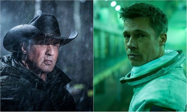 Stallone, pe marile ecrane româneşti în „Rambo V”. Brad Pitt, astronaut în „Ad Astra”